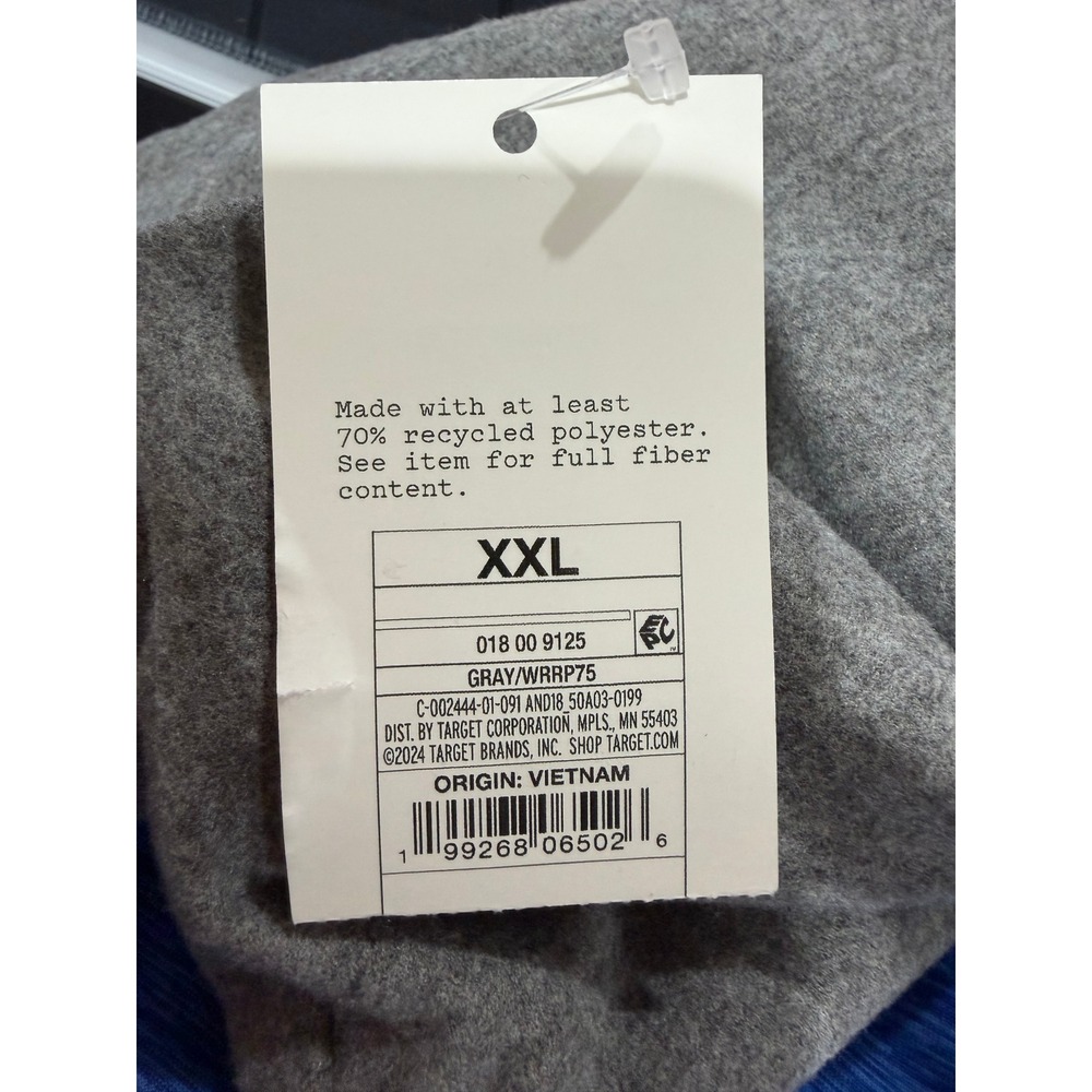 A New Day Gray Sleeveless Turtleneck Mock Neck Knit Top XXL NEW - Picture 4 of 4